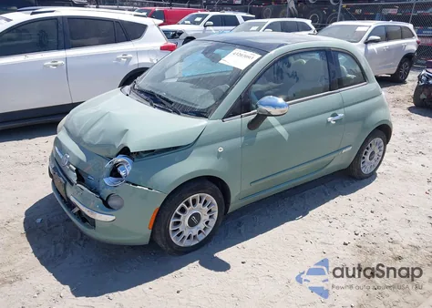 2012 Fiat 500 Lounge from USA, damaged, VIN 3C3CFFCR1CT153054